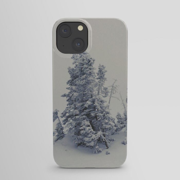 Lost Inside a Snow Cloud iPhone Case