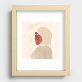 Black Woman with a Veil Recessed Framed Print