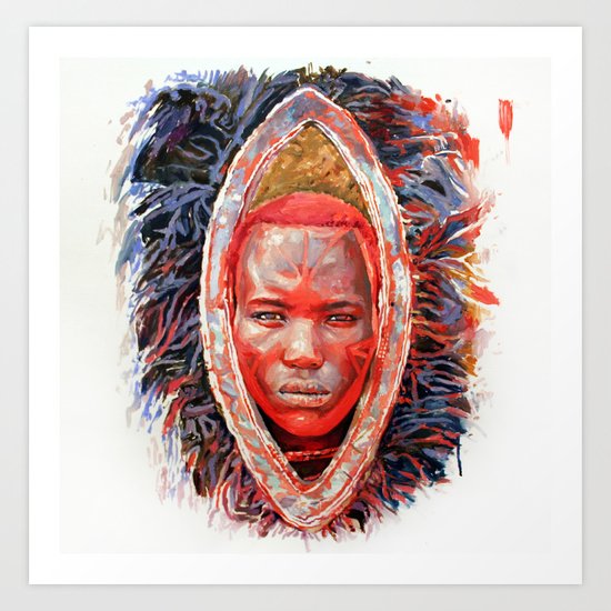 MAASAI Art Print