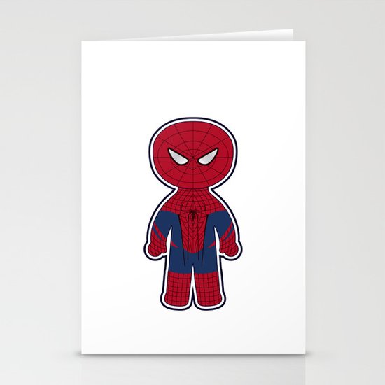 Chibi Spider-man Stationery Cards