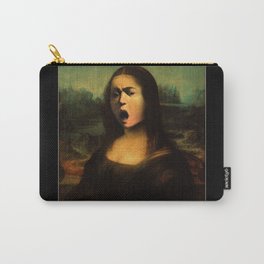 Caravaggio's Mona Lisa Carry-All Pouch | Monalisa, Medusa, Fineart, Caravaggio, Vintage, Portrait, Parody, People, Vintageart, Gravityx9 