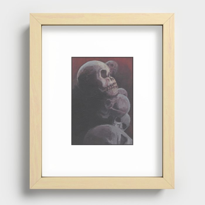 Skulls Recessed Framed Print