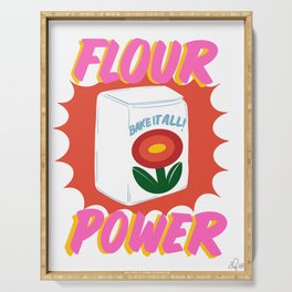 Flour Power Serving Tray