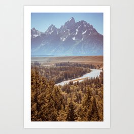 Grand Teton National Park Snake River Overlook Print Art Print