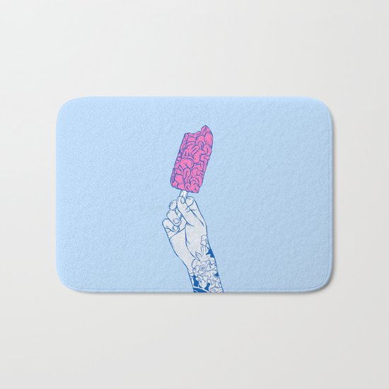 Brain ice cream! mmmmm Bath Mat