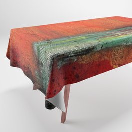 Abstract Copper Tablecloth
