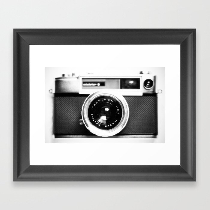 Camera Vintage Framed Art Print