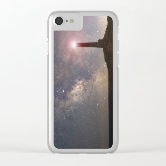 Milkyway over Thacher Island Clear iPhone Case