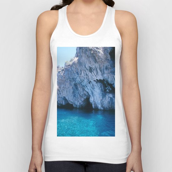 NATURE'S WONDER #5 - BLUE GROTTO (Turkey) #2 #art #society6 Unisex Tank Top