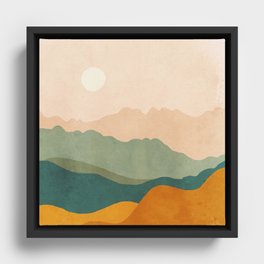 Landscape No5 Framed Canvas