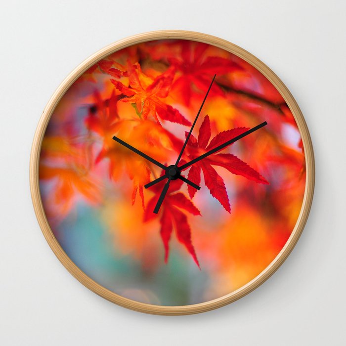 Autumn Wall Clock