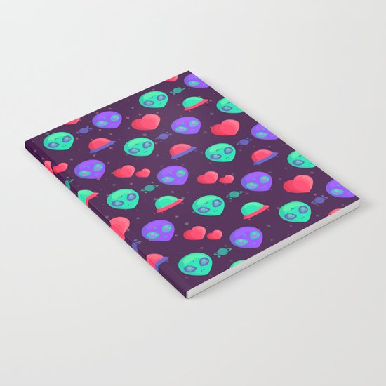 Kawaii Aliens Notebook