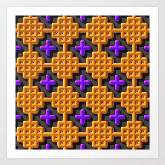 "Cross Stitch" Art Print