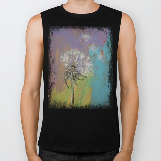 Dandelion Biker Tank