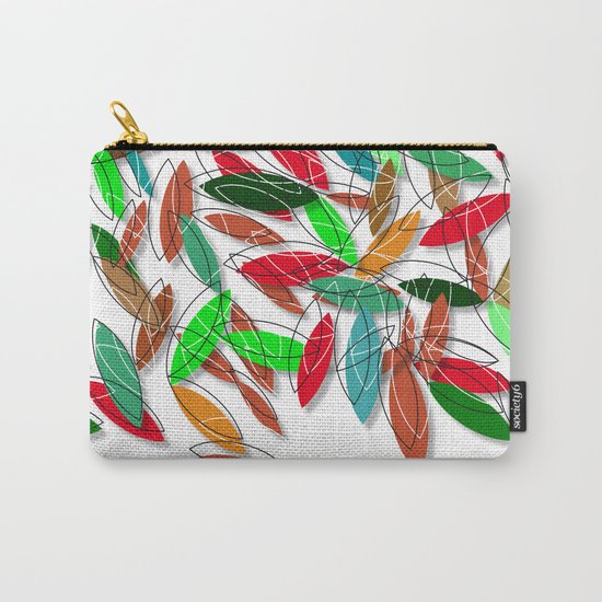 colored leaves Carry-All Pouch