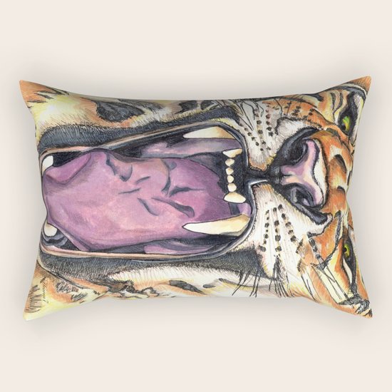 Jaws Rectangular Pillow