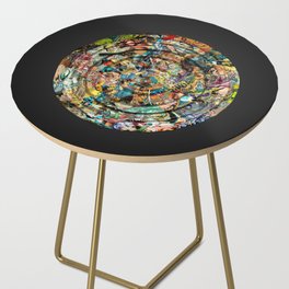 Comic Book Droplet Ripple Side Table
