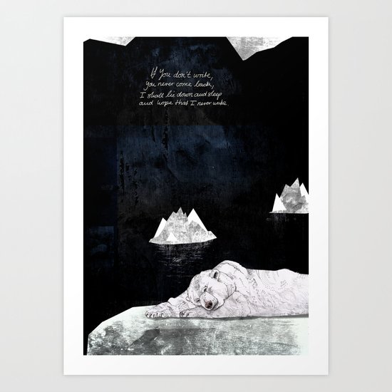 Polar Bear Art Print