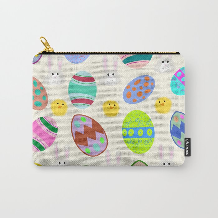 Easter Eggs Pattern Carry-All Pouch