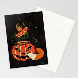 Fox-O-Lantern Stationery Cards