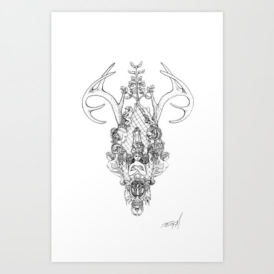 Love in Dangerous Places Art Print