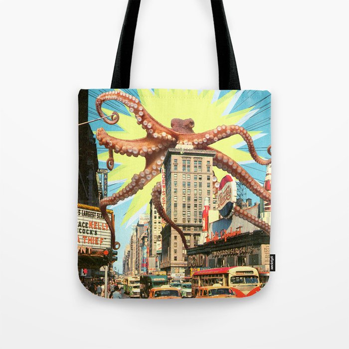Attack of the Octopus Tote Bag