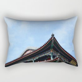 China Photography - Forbidden City Seen From The Ground Rectangular Pillow