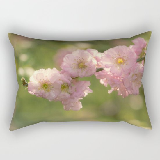Almondblossoms in LOVE - Cherryblossom Flower Floral Rectangular Pillow