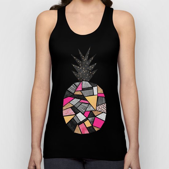 Pretty Pineapple Unisex Tank Top