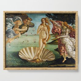 The Birth of Venus by Sandro Botticelli (1485) Serving Tray
