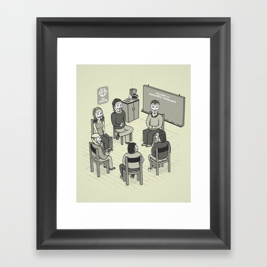AA Framed Art Print