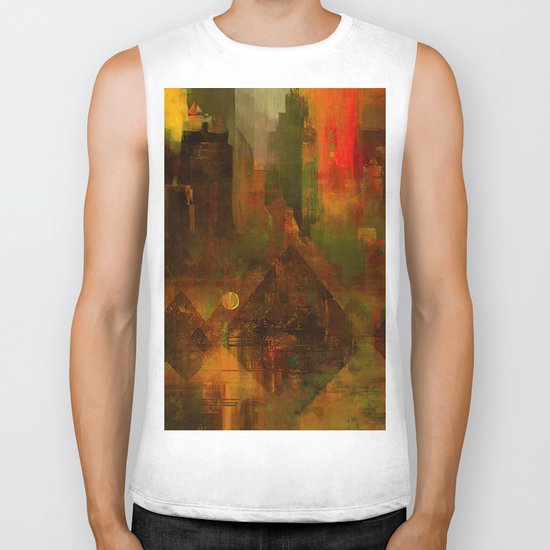 Pyramidal city Biker Tank