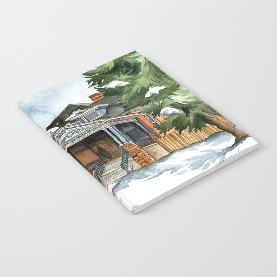 Vintage Winter Notebook