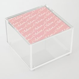 Believe in Pink Acrylic Box