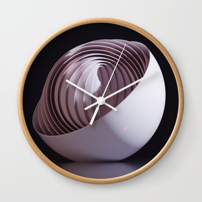 Elegant Bowl Wall Clock