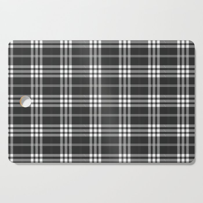 Black and White Flannel Cutting Board