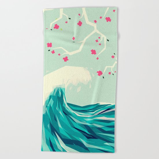 Falling in love 2 Beach Towel