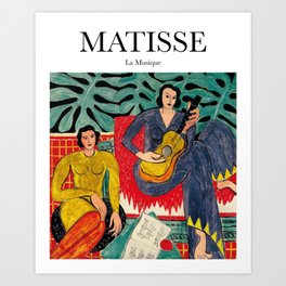 Matisse - La Musique Art Print