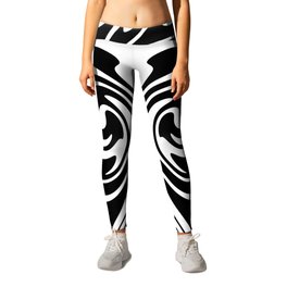 washed Leggings | Other, Black And White, Graphicdesign, Graphicdistortion, Digital, Abstract, Distortion 