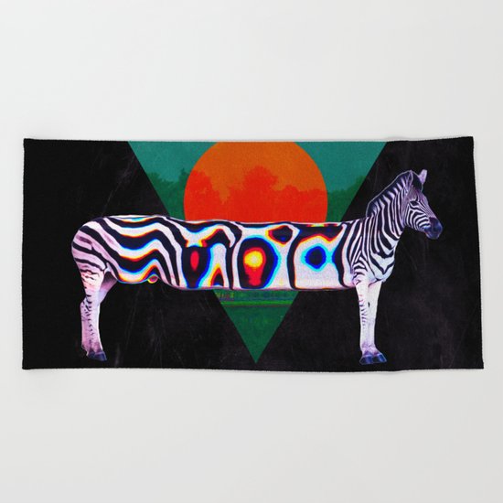 Zebra Beach Towel