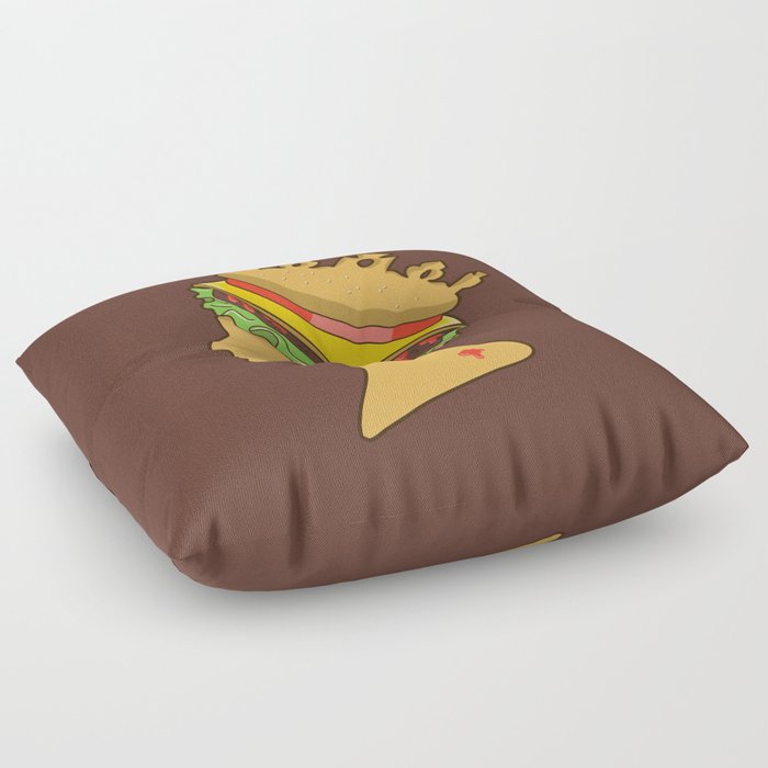Burger Queen aka Royal With Cheese Floor Pillow