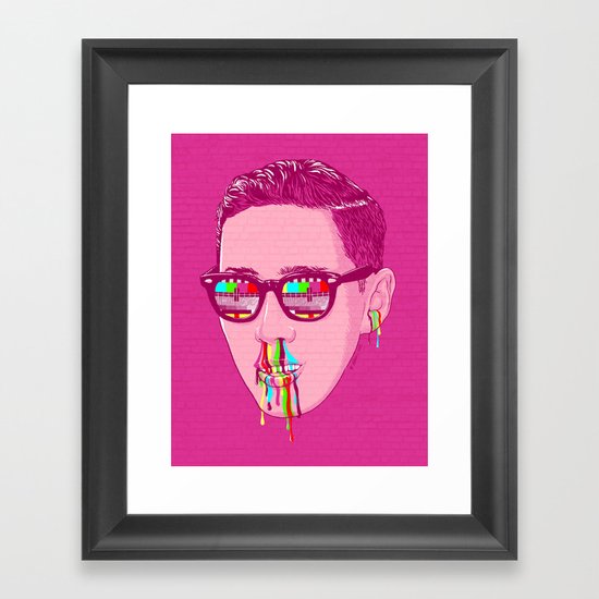 Signal Overdrive Framed Art Print