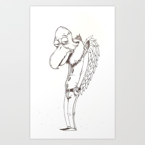 Hipster Art Print