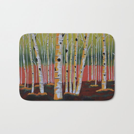 The Birch Forest Bath Mat
