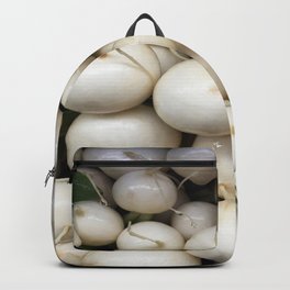 White RADish Backpack | Photo, Pattern, Vegi, Food, Nature, Fresh, Market, White 