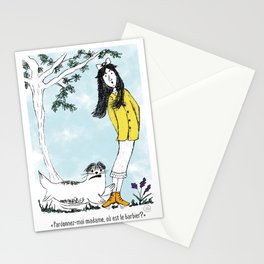 The Lost Seals of Paris - Manon Bardet Illustration Stationery Card