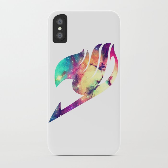 Galaxy Fairy Tail Logo Iphone Case By Zipzapattack Society6