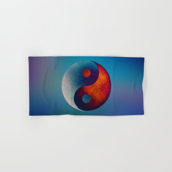 Yin Yang Symbol Hand & Bath Towel