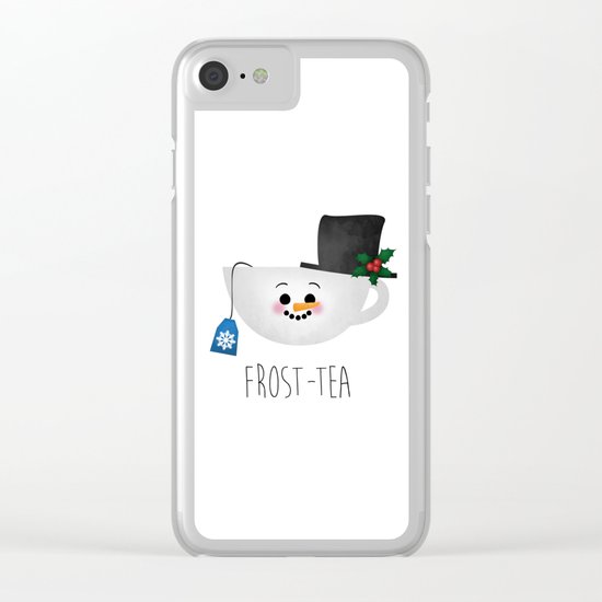 Frost-tea Clear iPhone Case