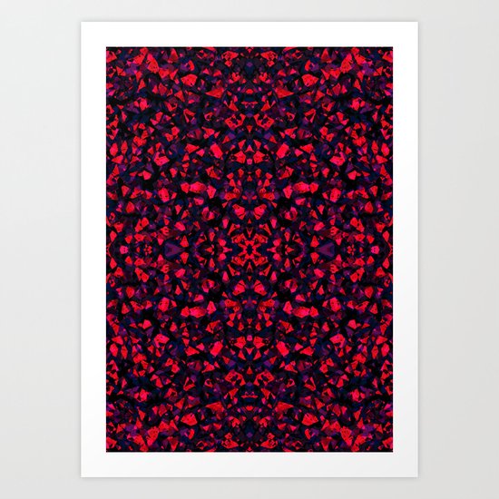 Crystals Art Print